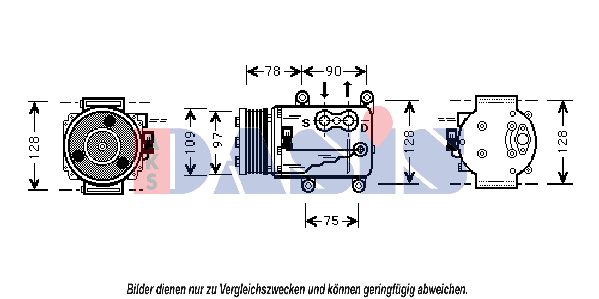 AKS DASIS Kompressor,kliimaseade 853150N